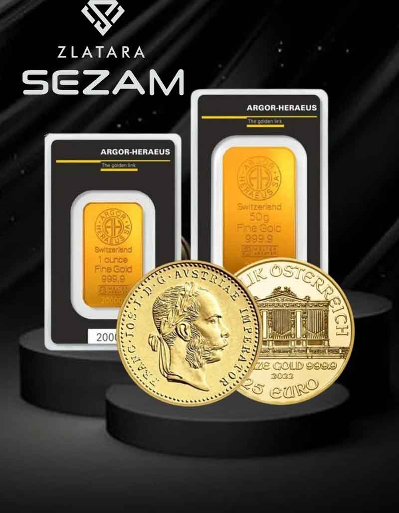 Zlatara Sezam Investiciono zlato Franc Jozef